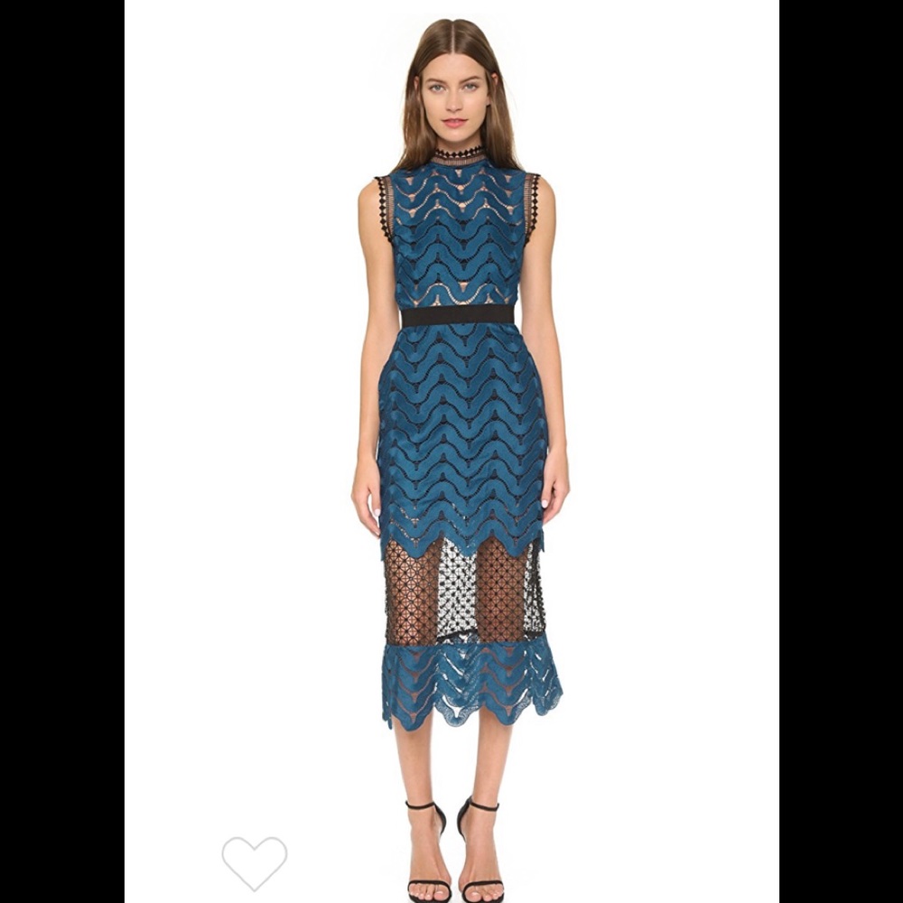 Self Portrait lace dress